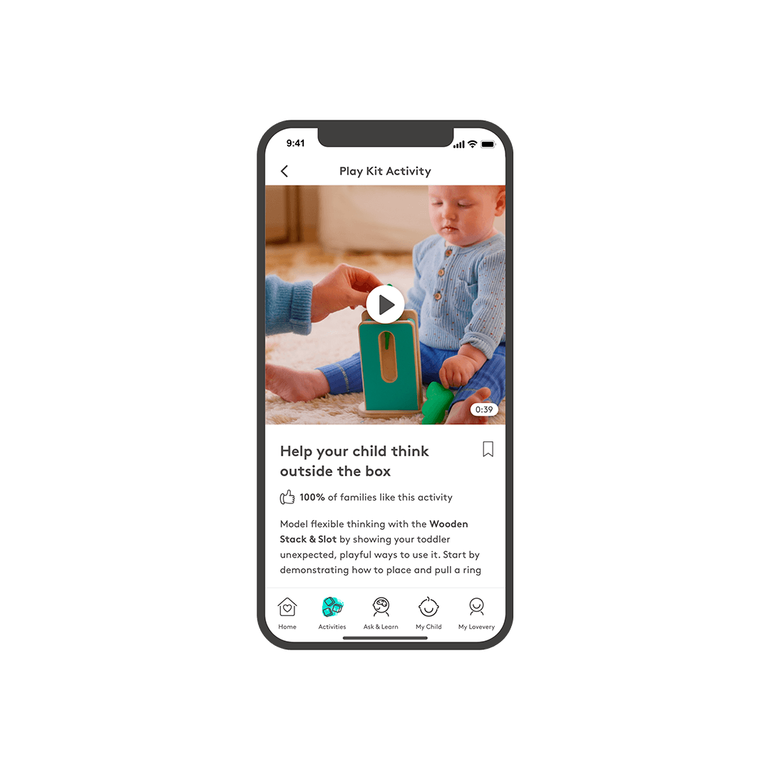 The Babbler Play Kit Lovevery App