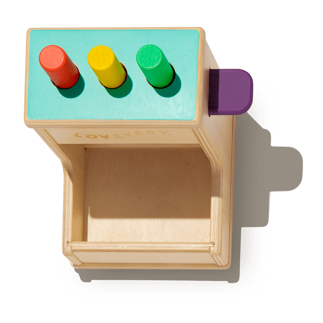 Wooden Peg Drop from The Thinker Play Kit